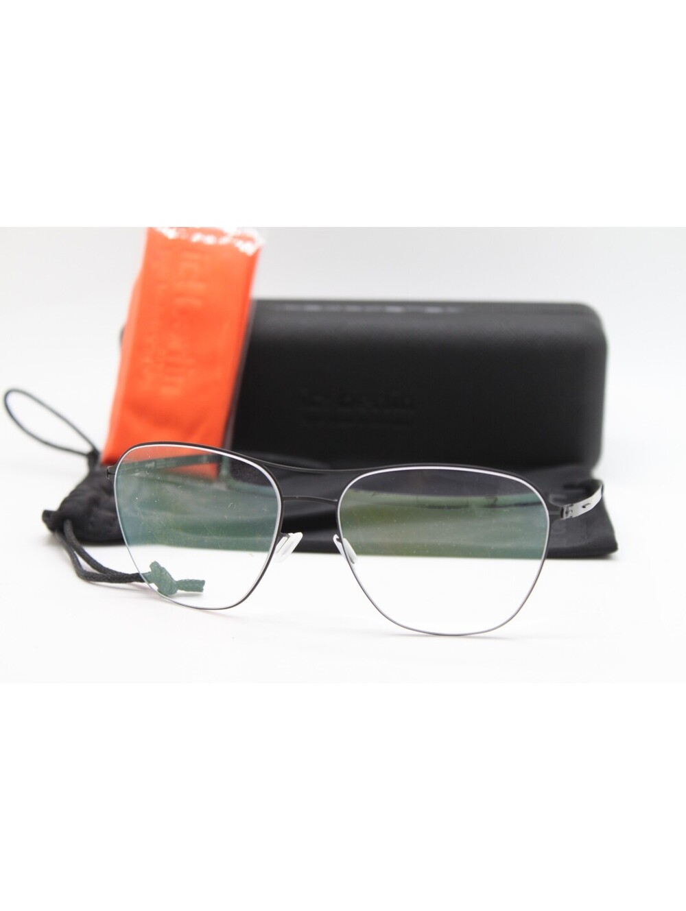 NEW IC! BERLIN MODEL YONDUNG BLACK AUTHENTIC EYEGLASSES W/CASE 54-16